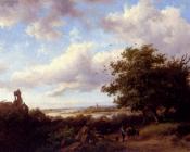 A Blustery Summer Landscape - 弗雷德里克·马里亚努斯·克鲁斯曼